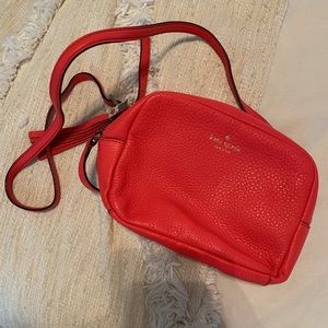 KATE SPADE coral crossbody bag
